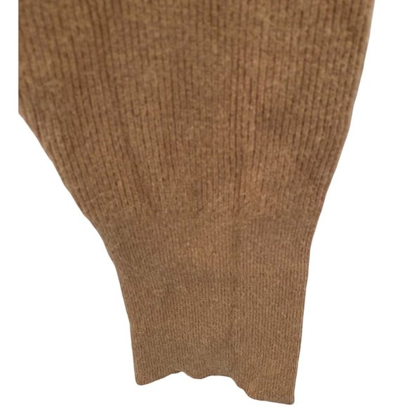 Leith Leggings Knit Womens Medium Golden Yellow Stretch - Picture 9 of 11